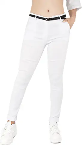 Pantalone Bianco Elasticizzato