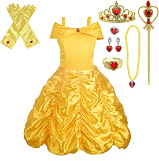 Vestito Oro Principessa con Accessori